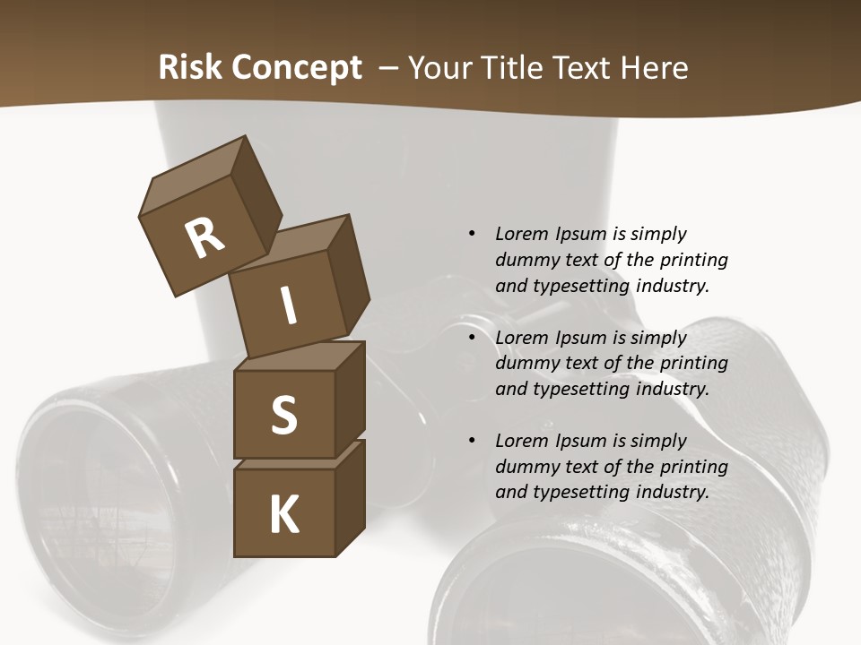 White Landscape Lenses PowerPoint Template