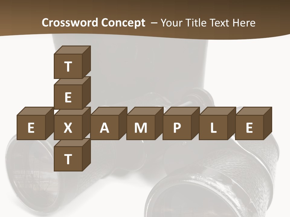 White Landscape Lenses PowerPoint Template