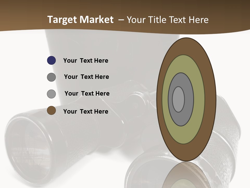 White Landscape Lenses PowerPoint Template