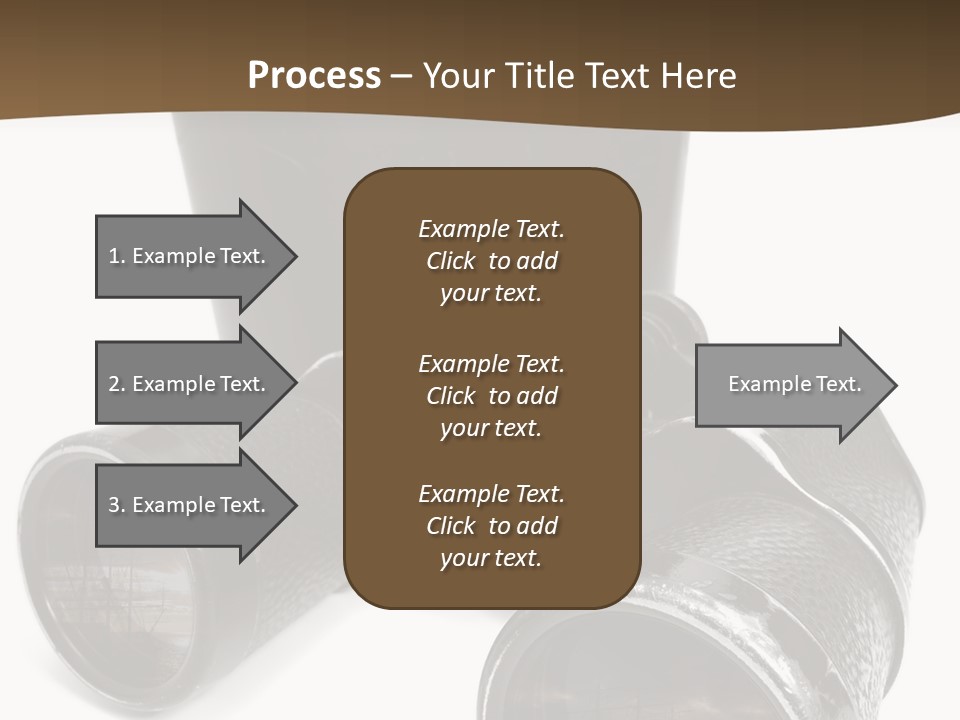 White Landscape Lenses PowerPoint Template