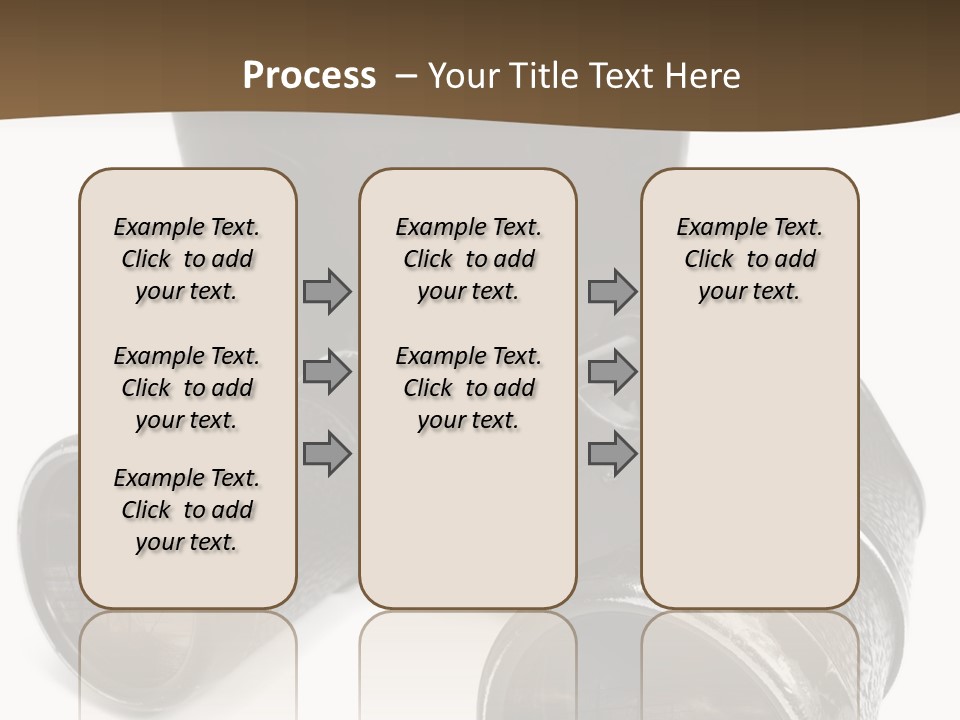 White Landscape Lenses PowerPoint Template