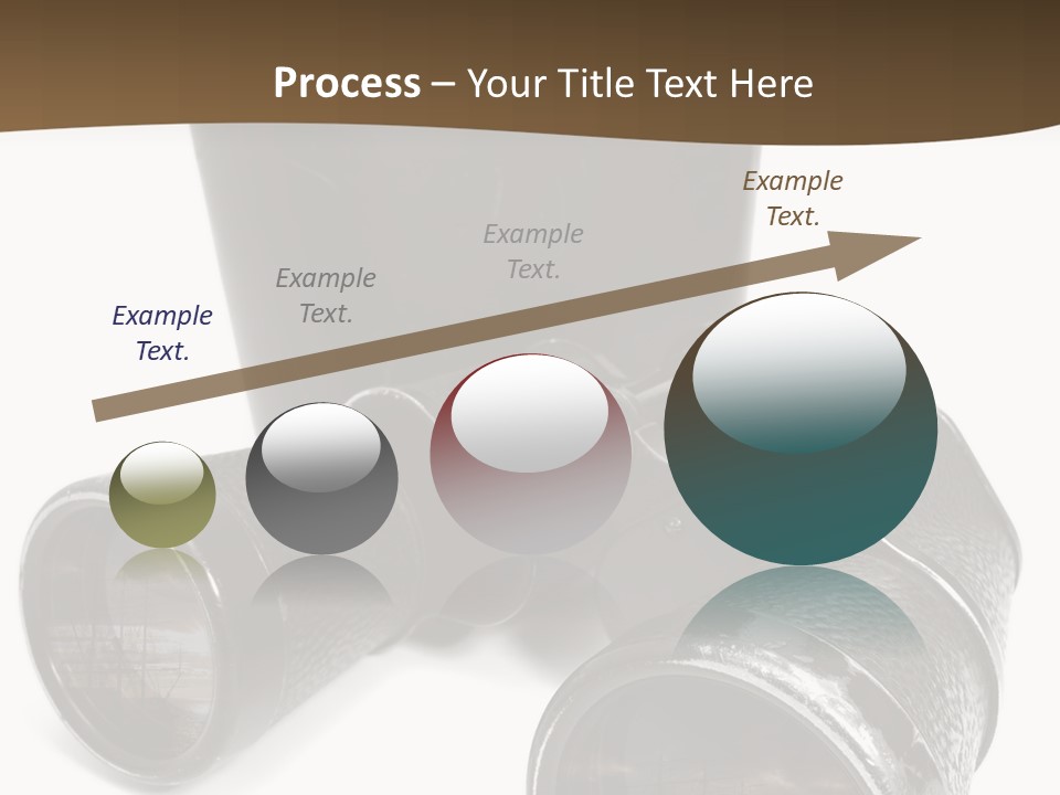 White Landscape Lenses PowerPoint Template