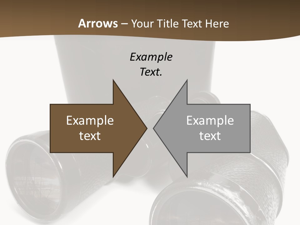 White Landscape Lenses PowerPoint Template