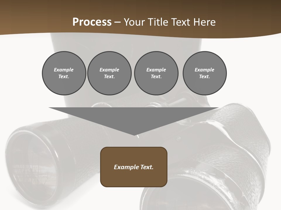 White Landscape Lenses PowerPoint Template