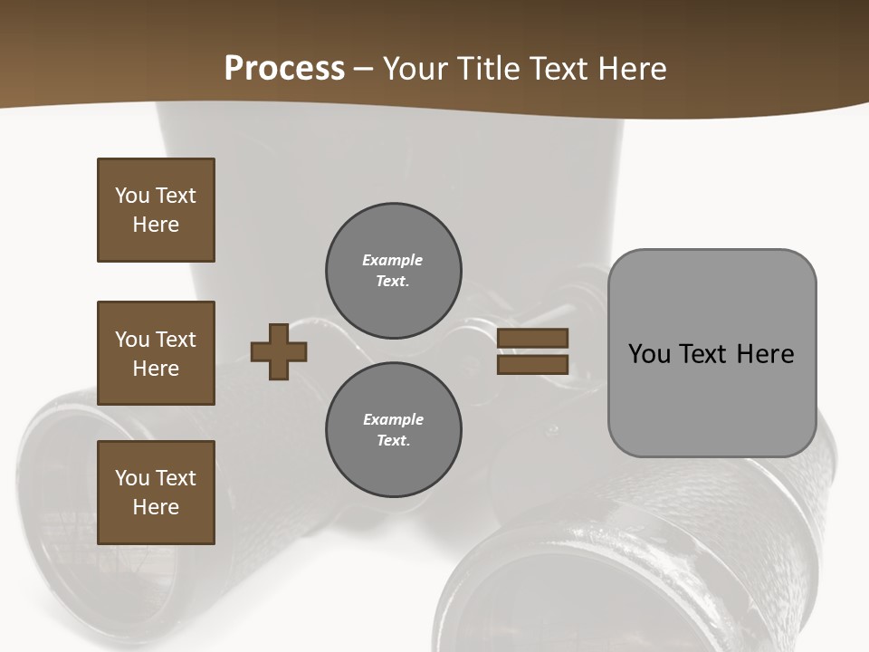 White Landscape Lenses PowerPoint Template