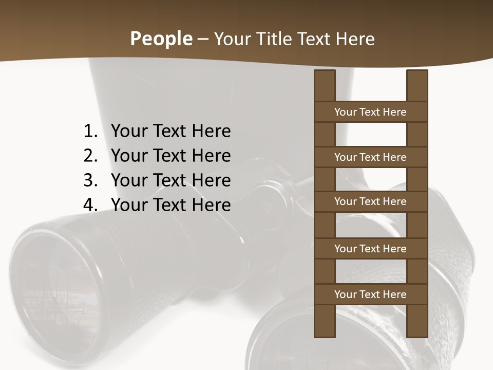 White Landscape Lenses PowerPoint Template