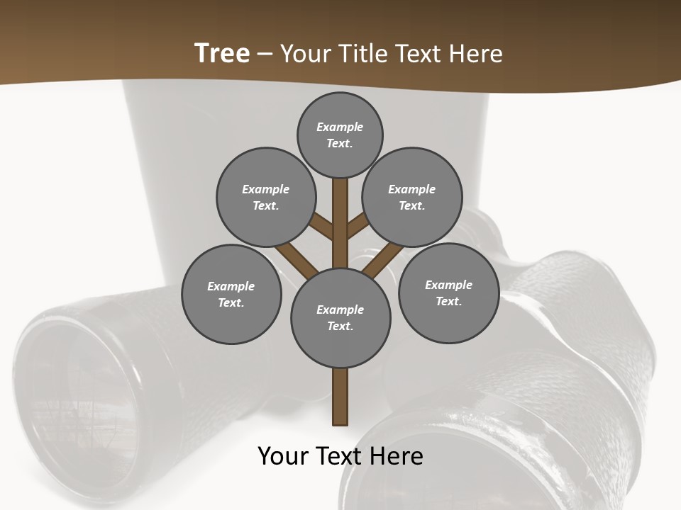 White Landscape Lenses PowerPoint Template