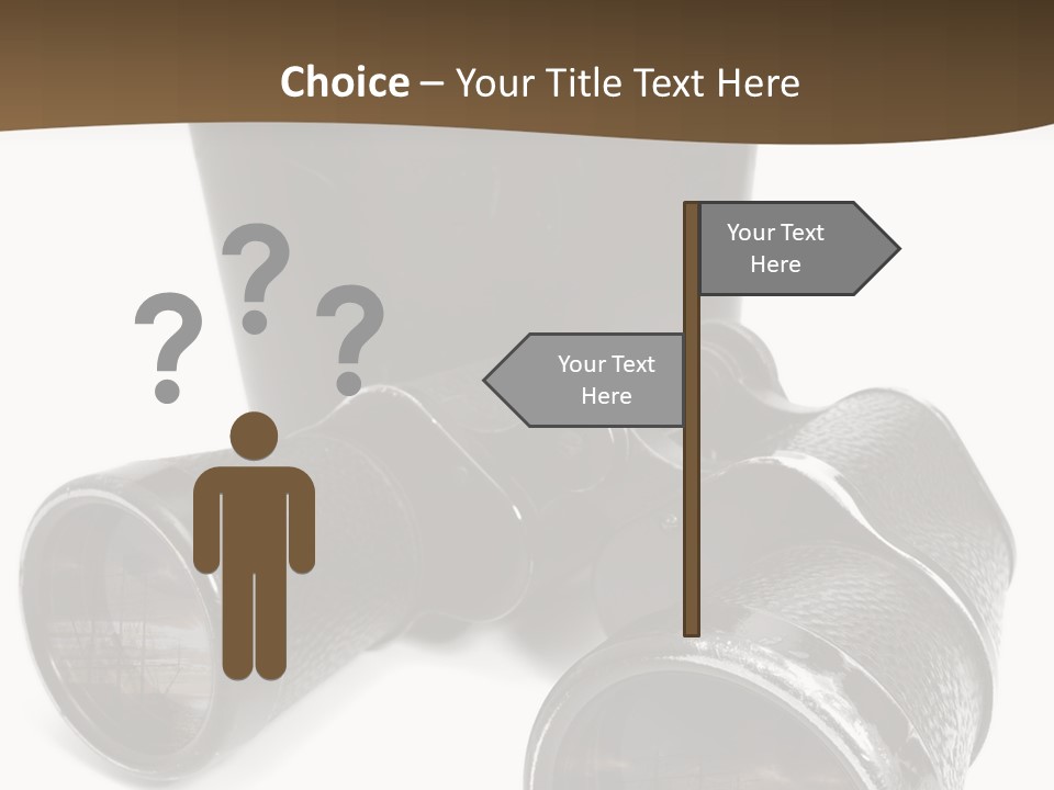 White Landscape Lenses PowerPoint Template