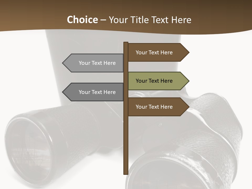 White Landscape Lenses PowerPoint Template