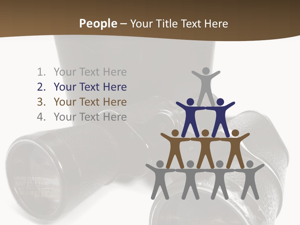 White Landscape Lenses PowerPoint Template