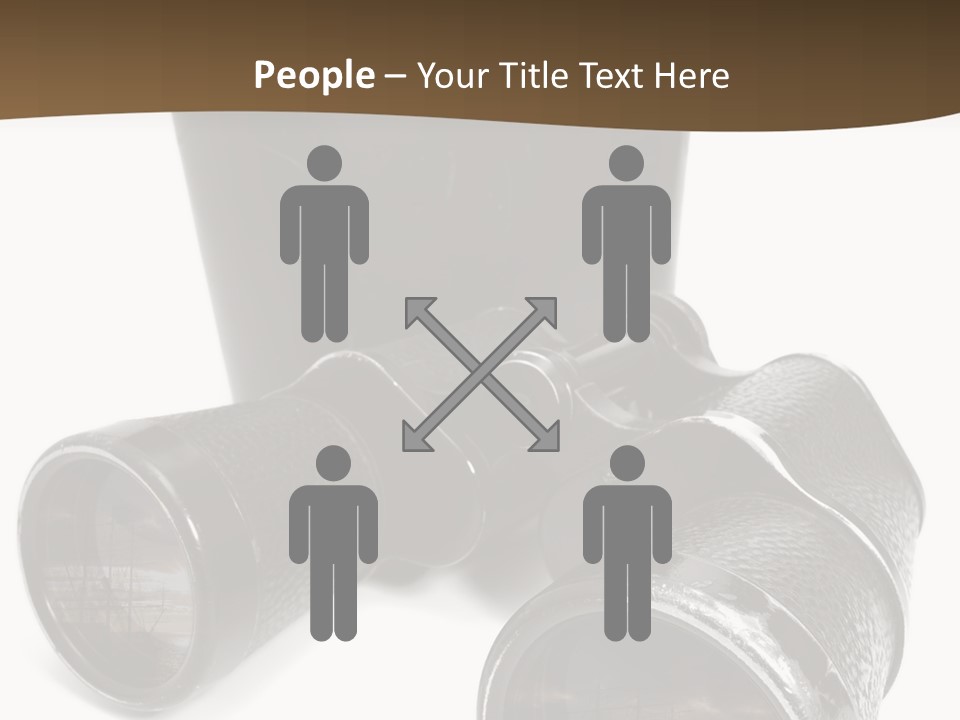 White Landscape Lenses PowerPoint Template