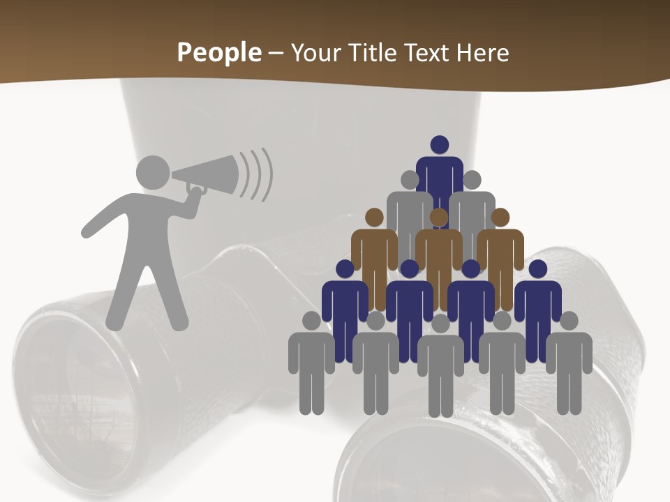 White Landscape Lenses PowerPoint Template