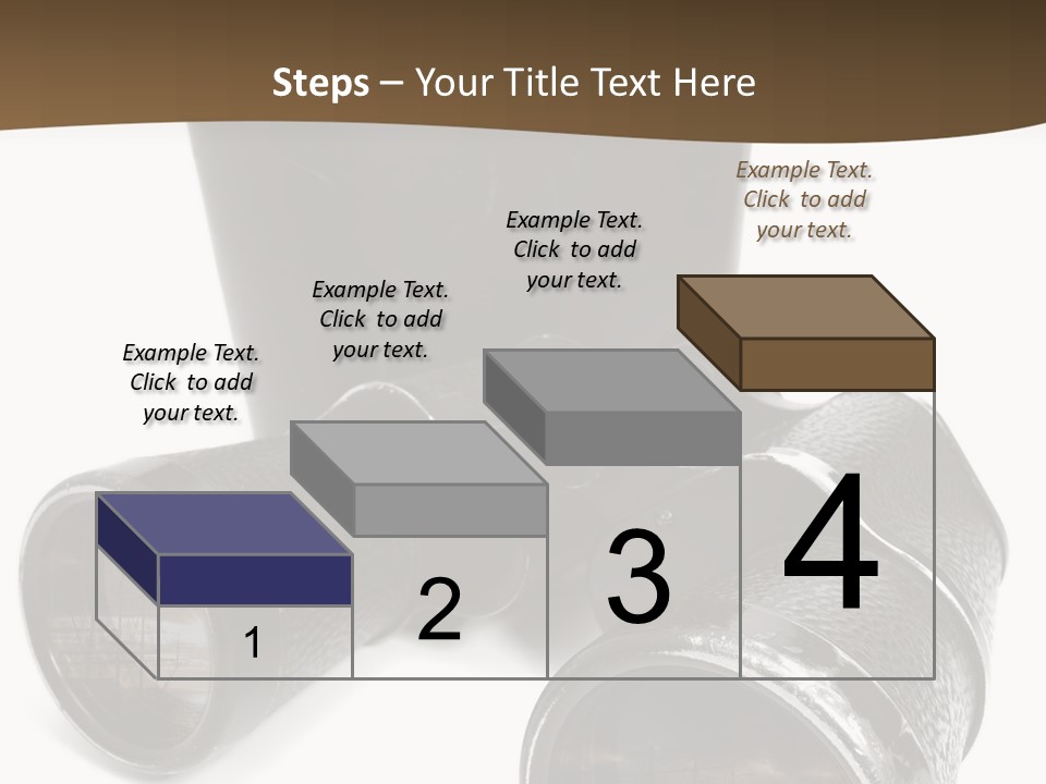 White Landscape Lenses PowerPoint Template