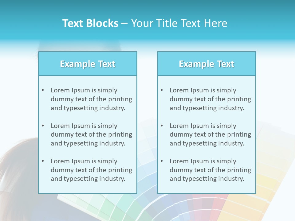 Chart Guide Woman PowerPoint Template