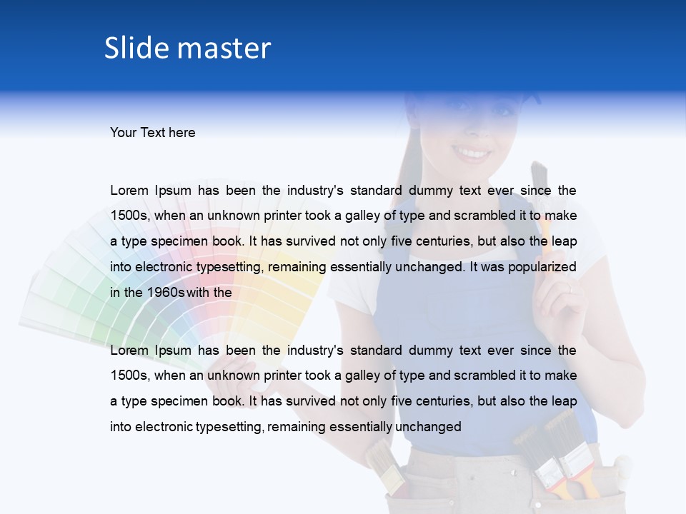 Spectrum Renovation Designer PowerPoint Template