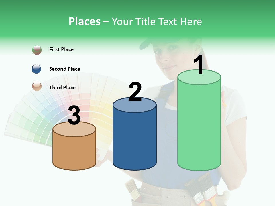 Sample Chart Colorful PowerPoint Template
