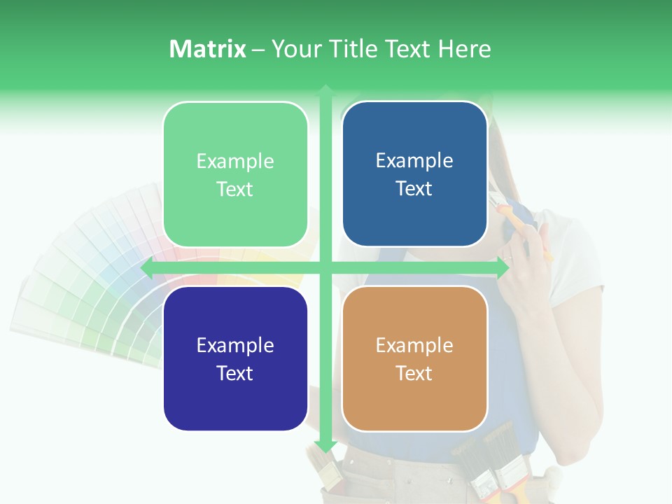 Sample Chart Colorful PowerPoint Template