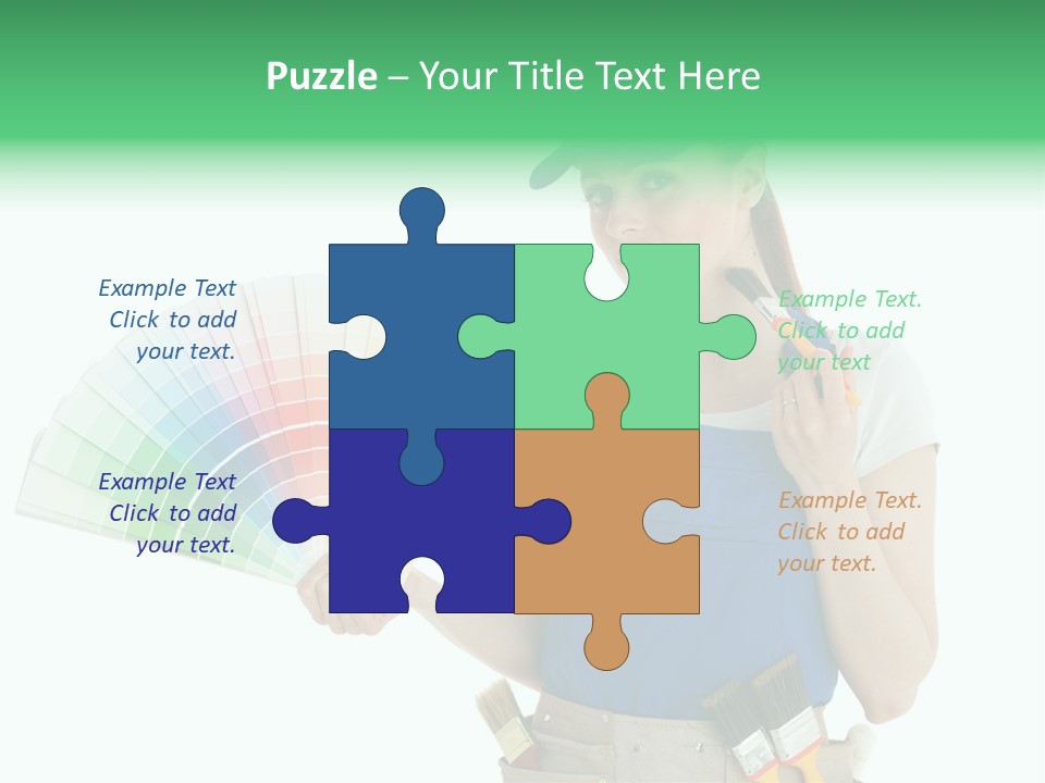 Sample Chart Colorful PowerPoint Template