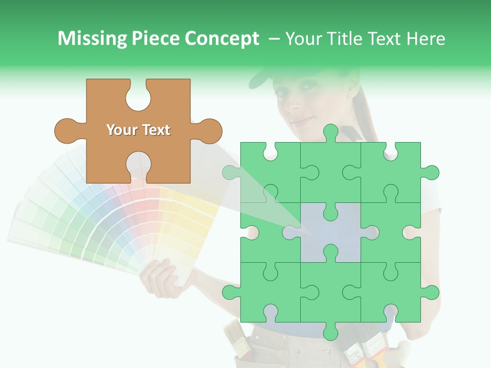 Sample Chart Colorful PowerPoint Template