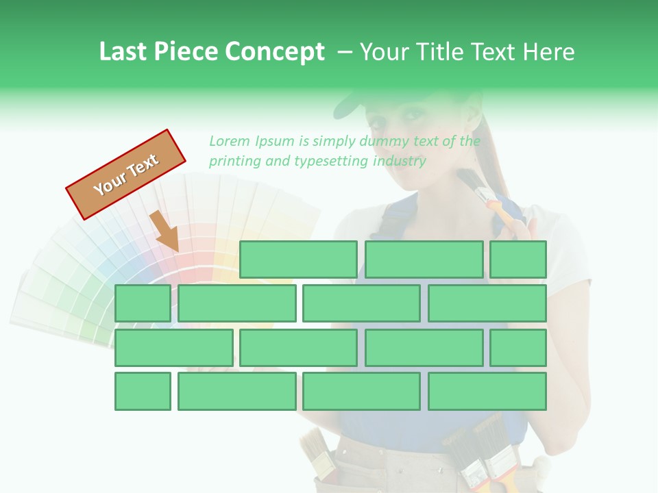 Sample Chart Colorful PowerPoint Template
