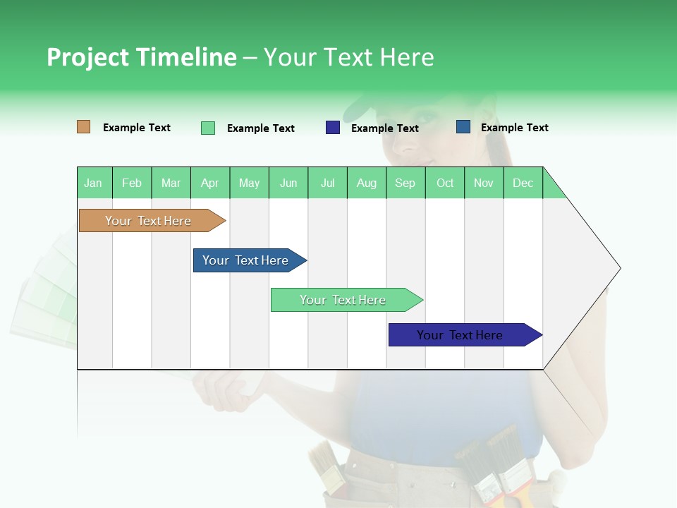 Sample Chart Colorful PowerPoint Template