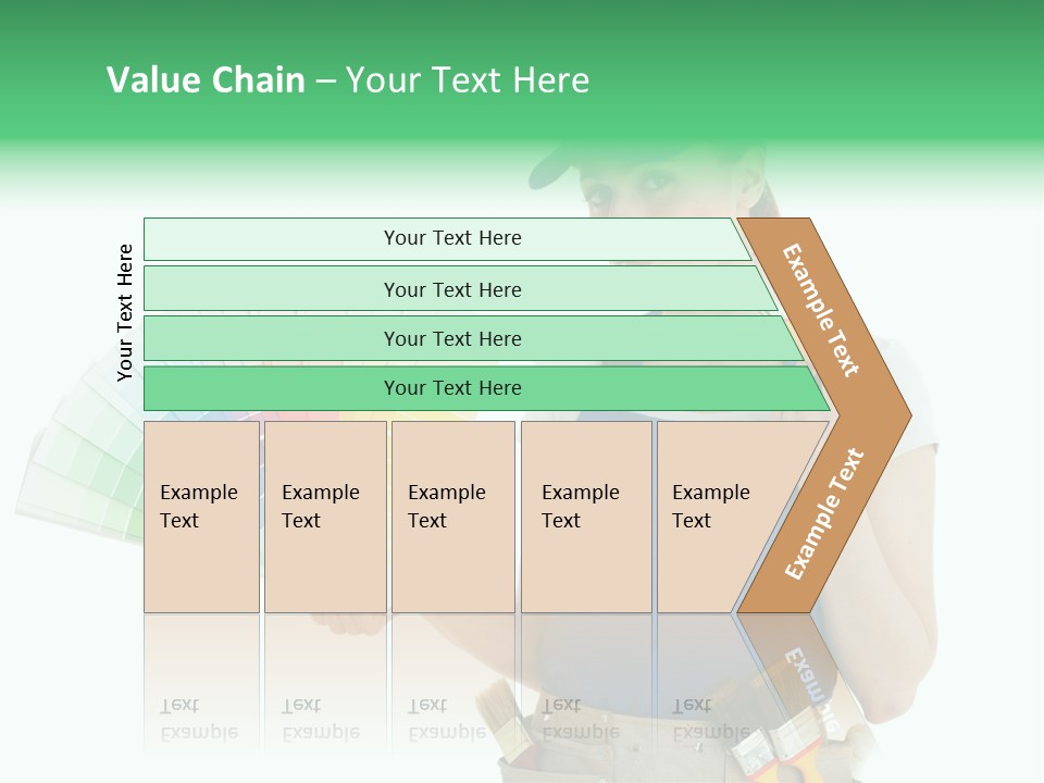 Sample Chart Colorful PowerPoint Template