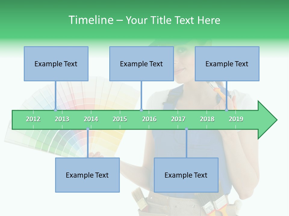Sample Chart Colorful PowerPoint Template