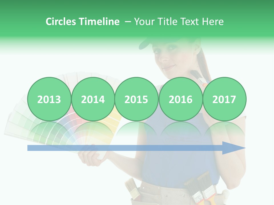 Sample Chart Colorful PowerPoint Template