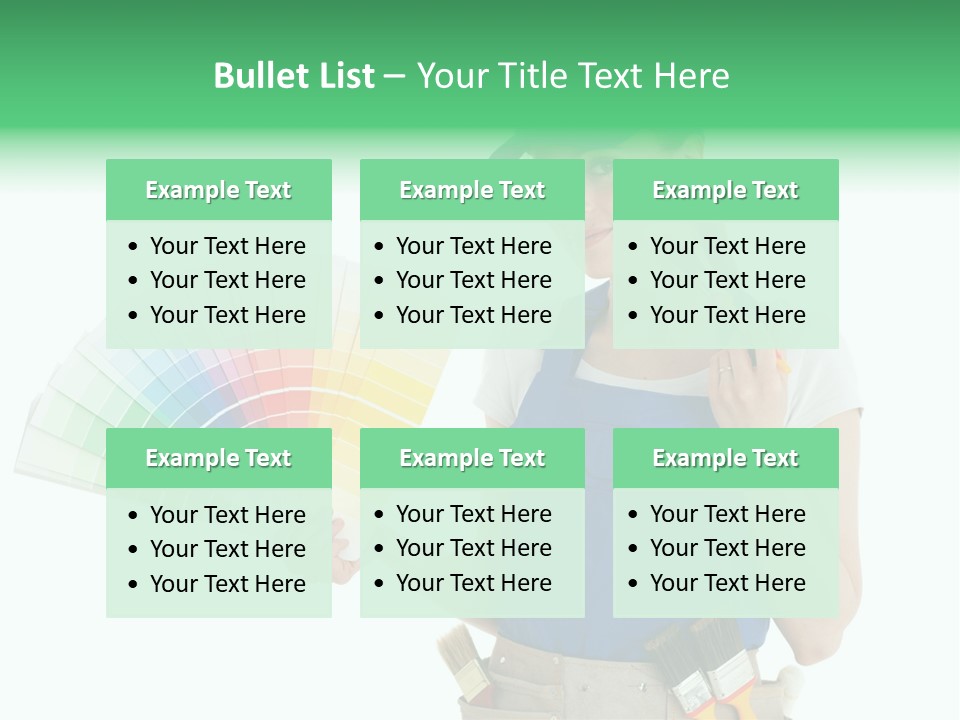 Sample Chart Colorful PowerPoint Template