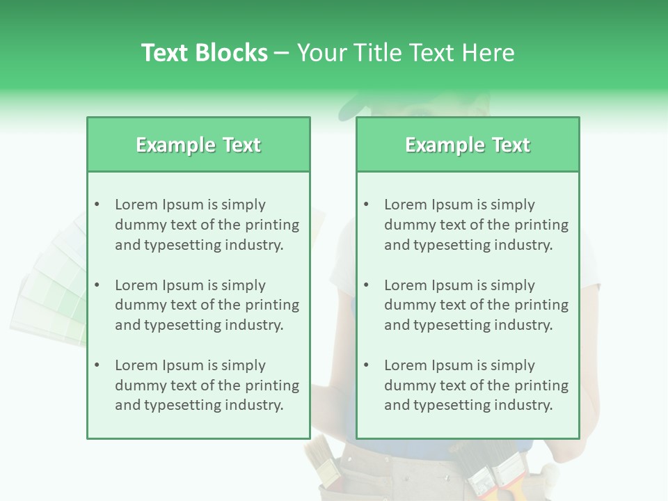Sample Chart Colorful PowerPoint Template
