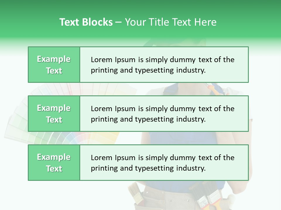 Sample Chart Colorful PowerPoint Template