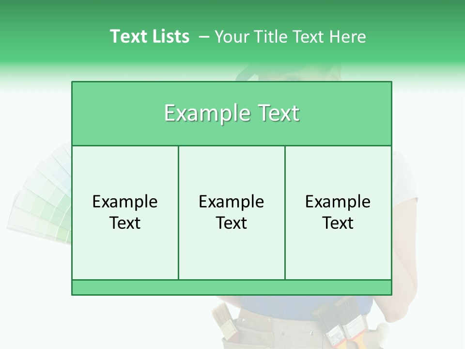 Sample Chart Colorful PowerPoint Template