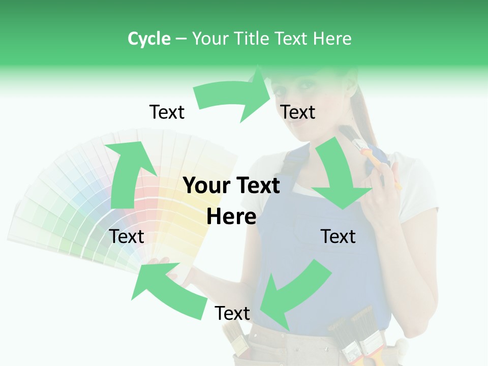 Sample Chart Colorful PowerPoint Template