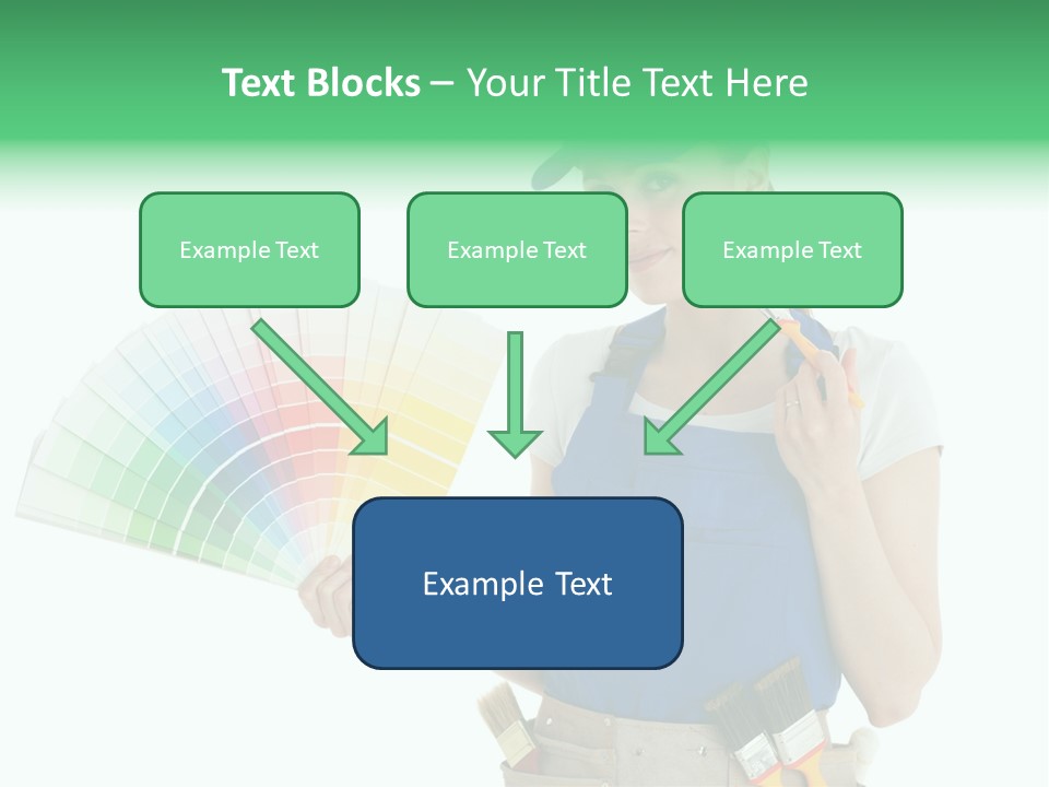 Sample Chart Colorful PowerPoint Template