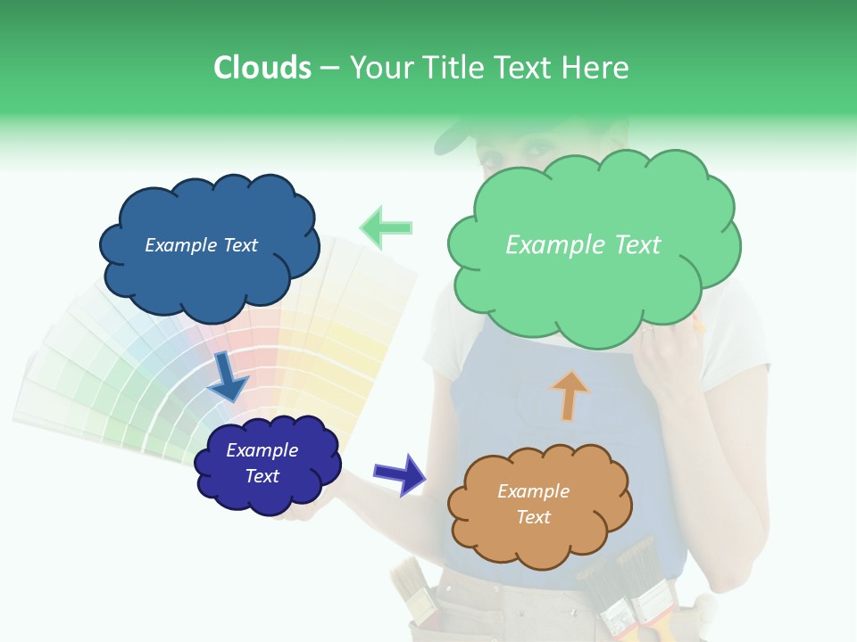 Sample Chart Colorful PowerPoint Template