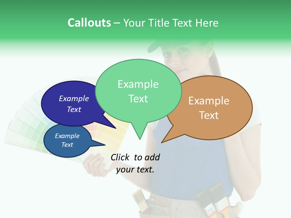 Sample Chart Colorful PowerPoint Template