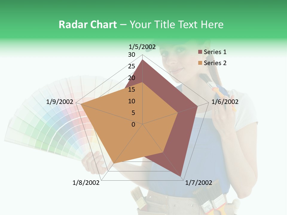 Sample Chart Colorful PowerPoint Template