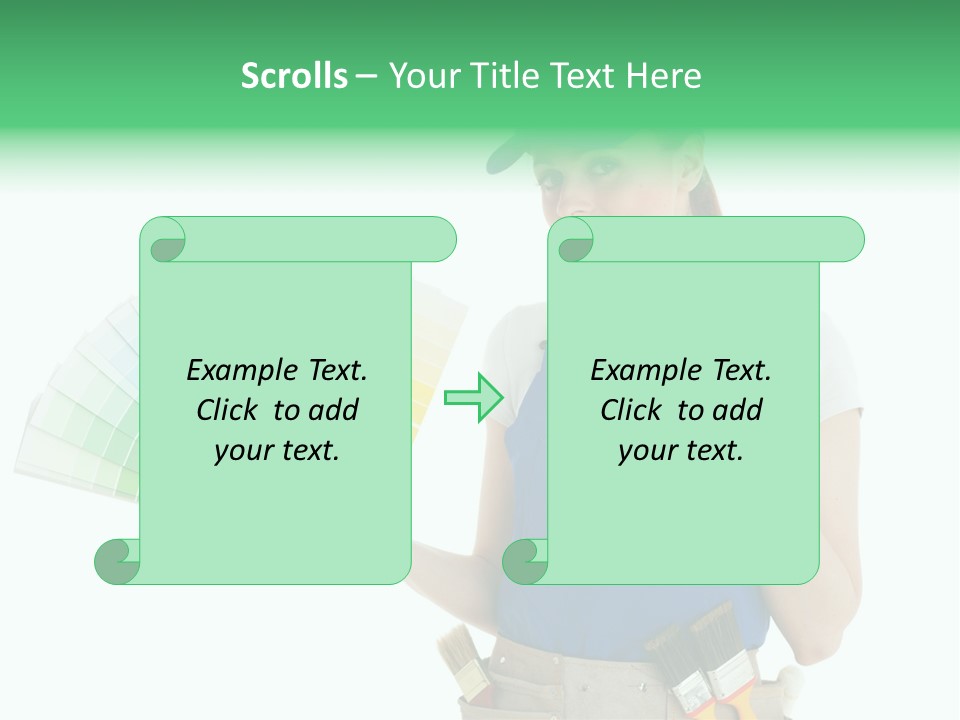 Sample Chart Colorful PowerPoint Template