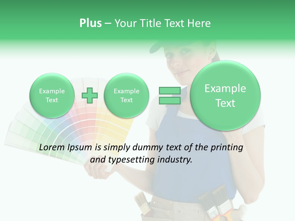 Sample Chart Colorful PowerPoint Template