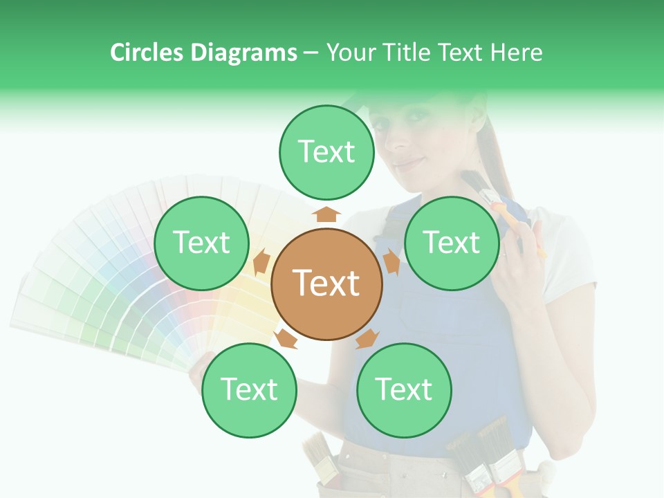 Sample Chart Colorful PowerPoint Template