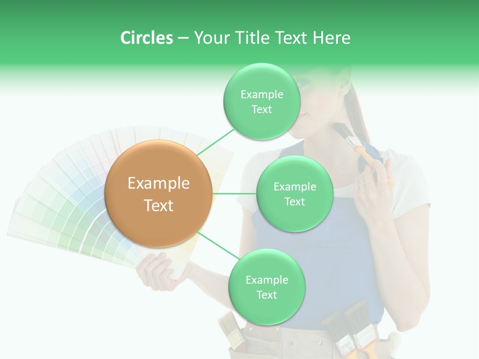 Sample Chart Colorful PowerPoint Template