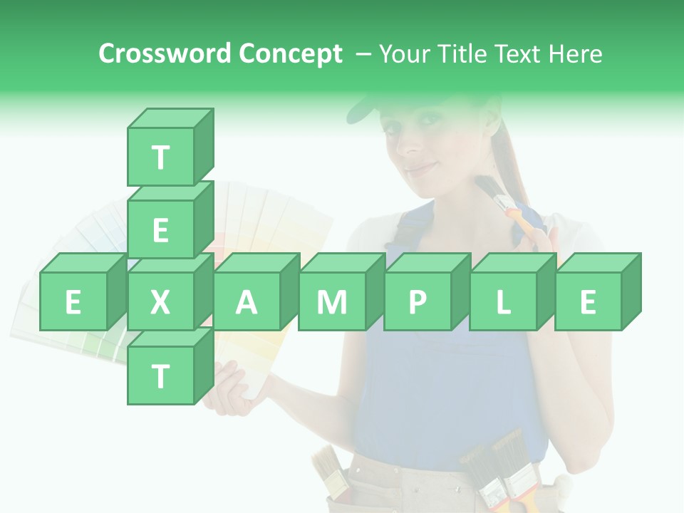 Sample Chart Colorful PowerPoint Template
