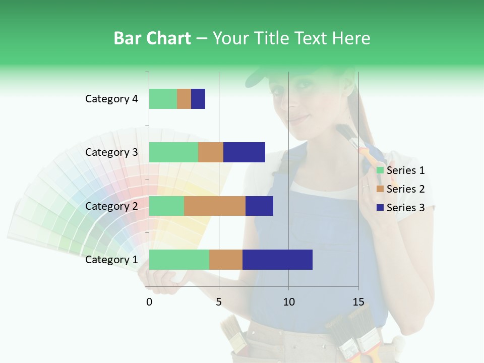 Sample Chart Colorful PowerPoint Template
