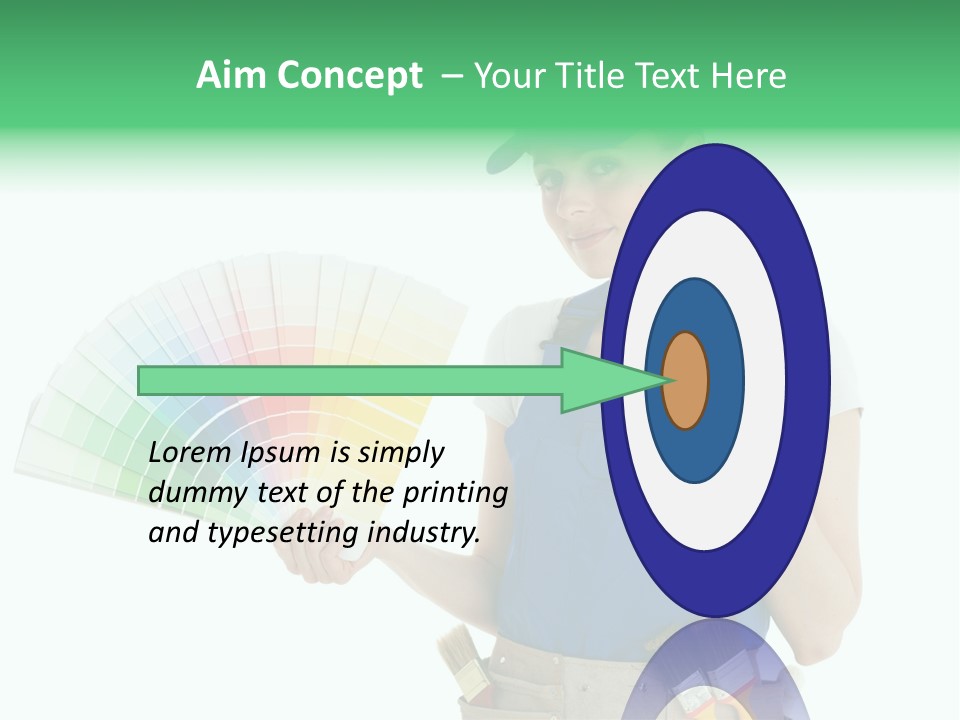 Sample Chart Colorful PowerPoint Template