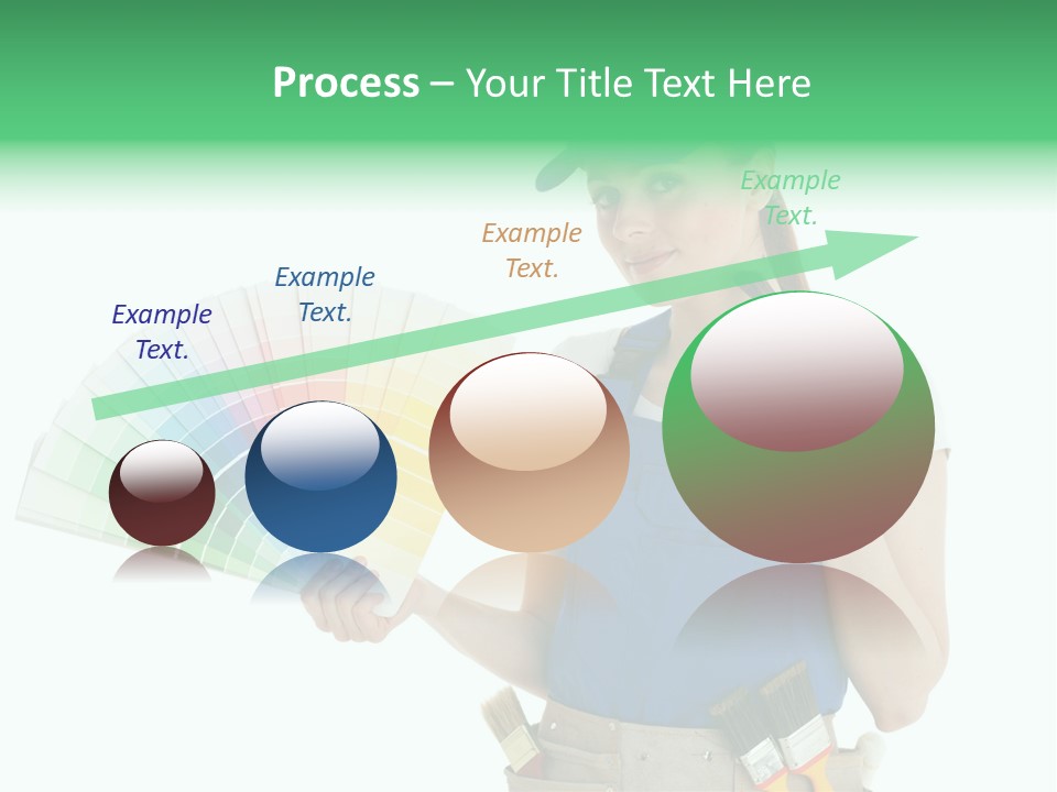 Sample Chart Colorful PowerPoint Template