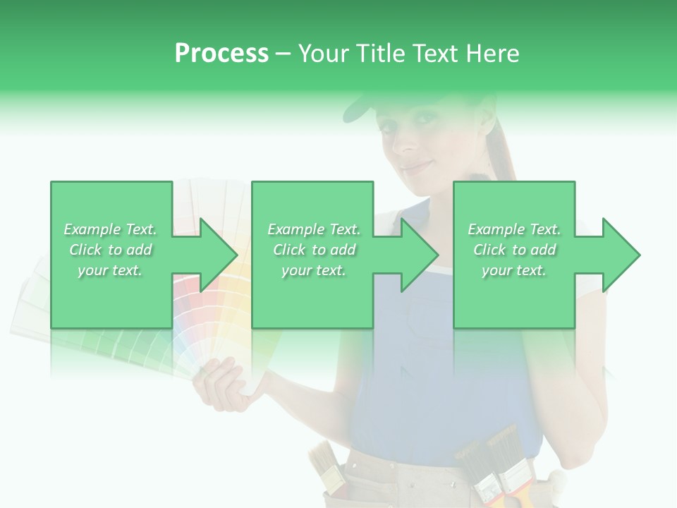 Sample Chart Colorful PowerPoint Template
