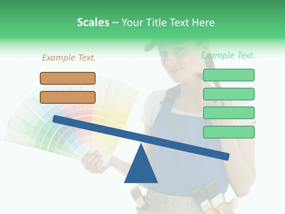 Sample Chart Colorful PowerPoint Template