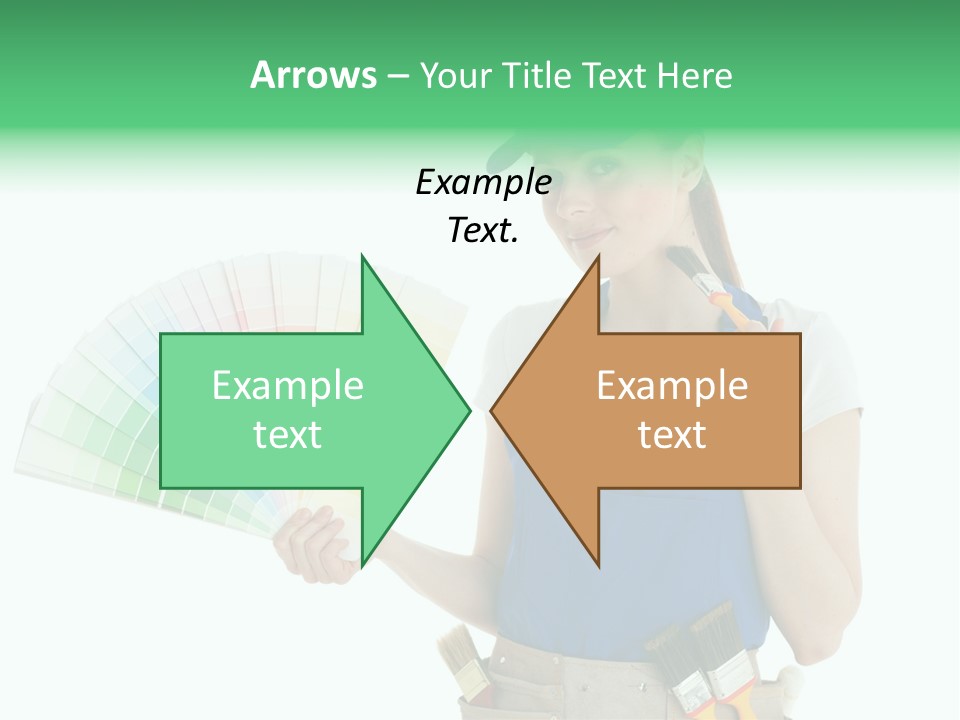 Sample Chart Colorful PowerPoint Template