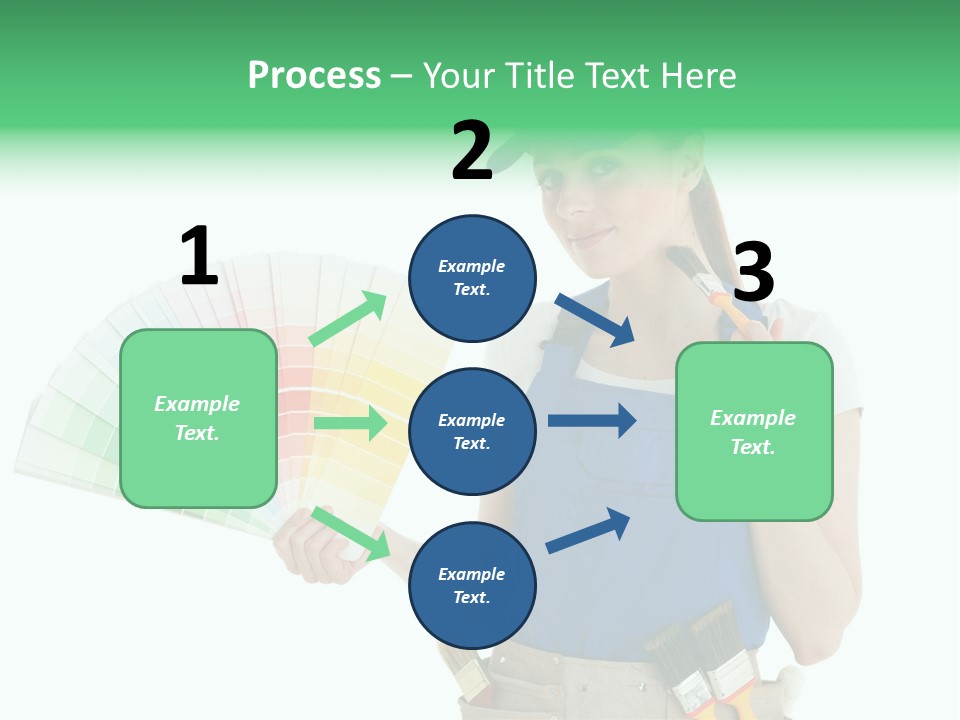 Sample Chart Colorful PowerPoint Template