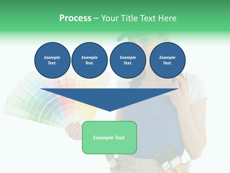 Sample Chart Colorful PowerPoint Template